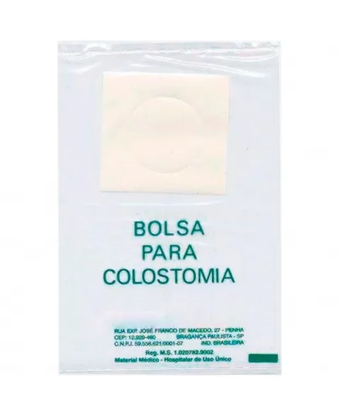 BOLSA P/ COLOSTOMIA 30MM 500ML PCT 10UND 3B
