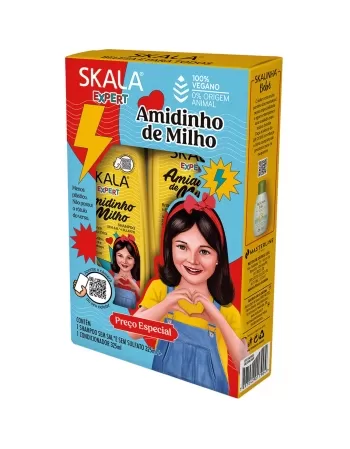 KIT SKALA SHAMPOO+ COND AMIDINHO DE MILHO KIDS 325ML