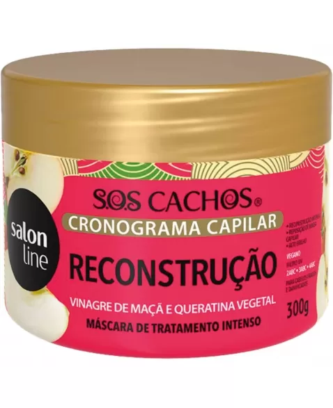 SOS MASCÁRA CONDICIONADOR CRONOGRAMA CAPILAR RECONSTRUCAO 300GR