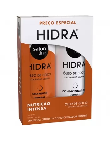 HIDRA KIT SHAMPOO+CONDICIONADOR OLEO DE COCO 300ML