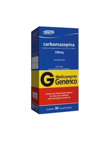 CARBAMAZEPINA 200MG C/30 CP GEN PORT 344/98
