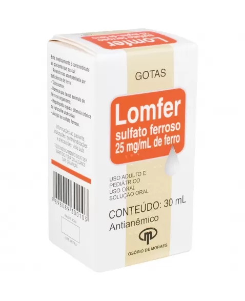 LOMFER GOTAS 125MG/ML 30 ML