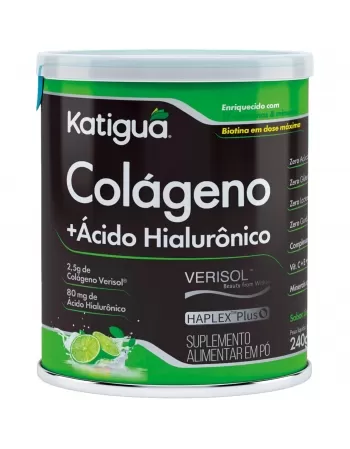 COLAGENO VERISOL+HIALURONICO LIMAO 240G KATIGUÁ