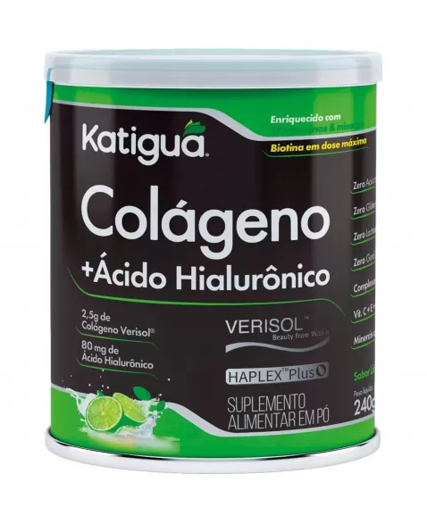 COLAGENO VERISOL+HIALURONICO LIMAO 240G KATIGUÁ