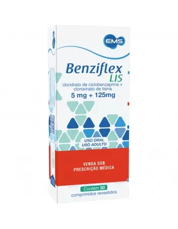 BENZIFLEX LIS 125+5MG C/30 COMP EMS