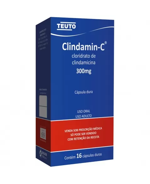 CLINDAMIN-C 300MG C/16 CPS TEUTO