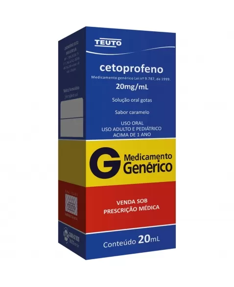 CETOPROFENO GTS 20ML GEN TEUTO