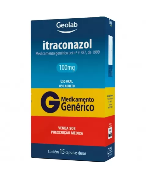 ITRACONAZOL 100MG 15CP GEN GEOLAB