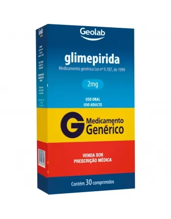 GLIMEPIRIDA 2MG 30CP GEN GEOLAB